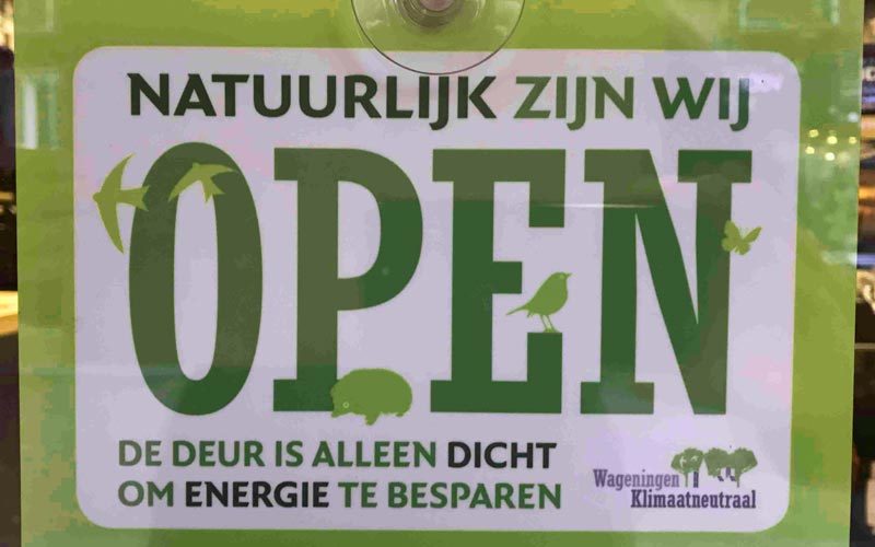 Motie ‘Wij zijn open’: samen energie besparen